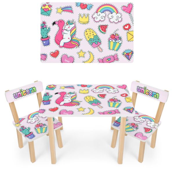 

Столик Bambi Девочки 501-133 Unicorn Pink (501-133)