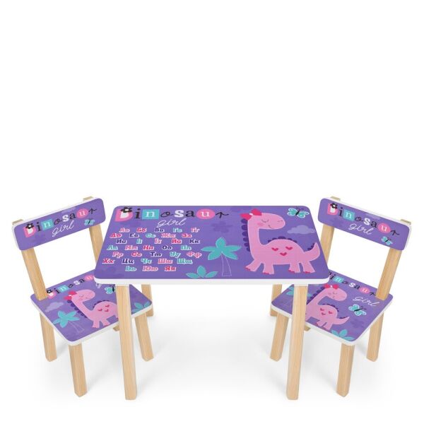 

Столик с 2-мя стульчиками Bambi Dino 501-104(UA) Purple (501-104(UA))