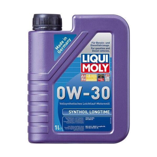 

Синтетическое моторное масло Liqui Moly Synthoil Longtime SAE 0W-30 1 л.