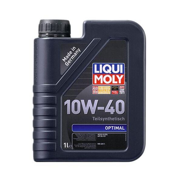 

Полусинтетическое моторное масло Liqui Moly Optimal SAE 10W-40 1 л.