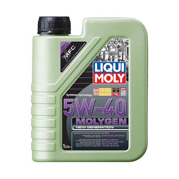 

Синтетическое моторное масло Liqui Moly Molygen New Generation 5W-40 1 л.