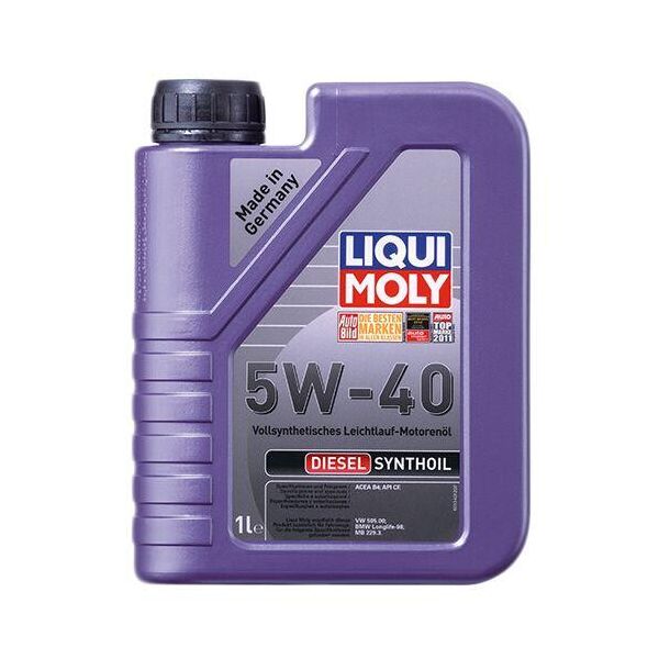 

Синтетическое моторное масло Liqui Moly Diesel Synthoil SAE 5W-40 1 л.
