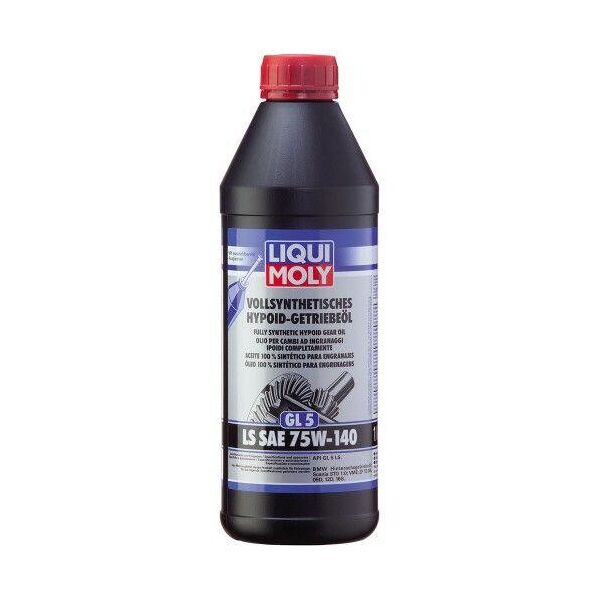 

Трансмиссионное масло Liqui Moly Getriebeol LS SAE 75W-140 GL5 1 л.