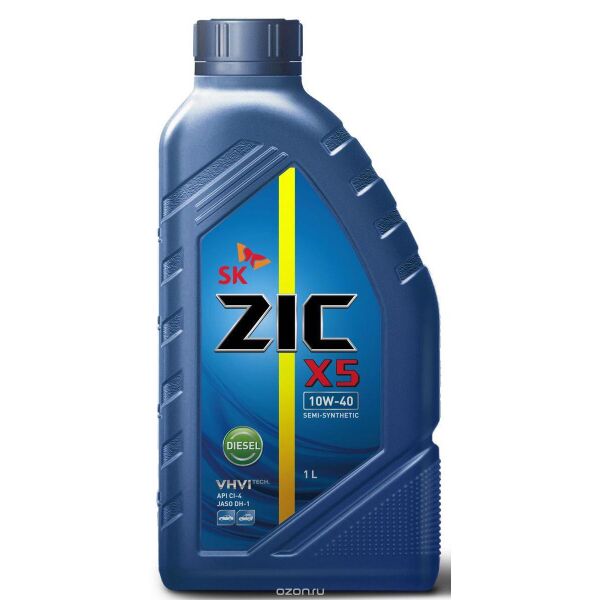 

Моторное масло ZIC X5 10W-40 DIESEL, 1л.