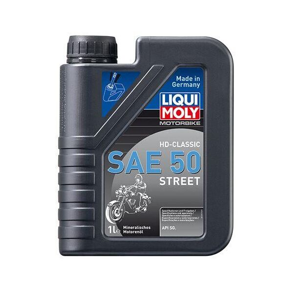 

Масло для 4-тактных двигателей LIQUI MOLY Motorbike HD Classic SAE 50 Street 1 л.