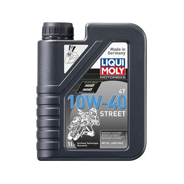 

Масло для 4-тактных двигателей LIQUI MOLY Motorbike 4T 10W-40 Street 1 л.