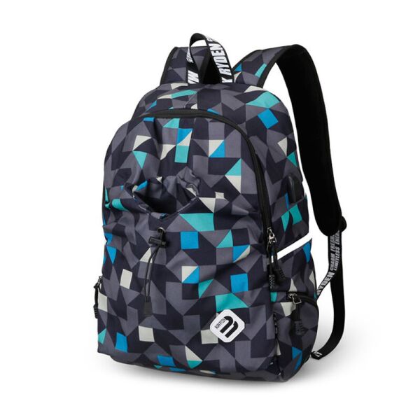 

Школьный рюкзак Mark Ryden MR-WB6008 CD Blue Cubes спортивный USB сумка (F_6799-24966)