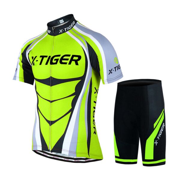 

Костюм вело X-Тiger QT/T1616 Green XS футболка с коротким рукавом + шорты велоодежда (F_5123-17465)