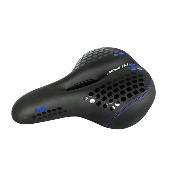 

Cедло West Biking 0801083 Black + Blue для велосипеда мягкое (F_5006-15215)