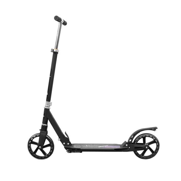 

Двухколёсный самокат Scooter 888 Black для подростков складной с подножкой ручным тормозом (F_7342-26550)