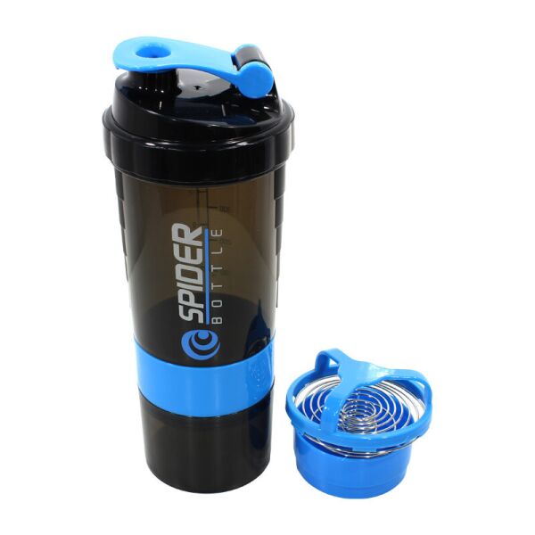 

Бутылка для воды из трех слоев SPIDER HC801 Black + Blue объем 500ml спортивного питания с поилкой (F_4893-14307)