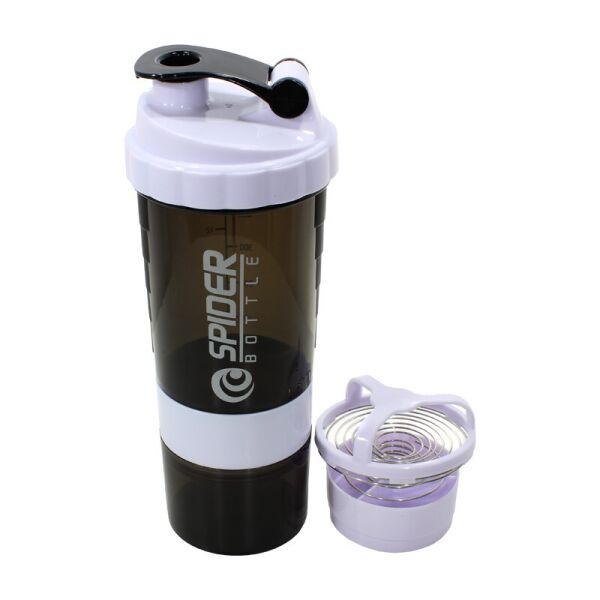 

Бутылка для воды из трех слоев SPIDER HC801 Black + White объем 500ml спортивного питания с поилкой (F_4893-14306)
