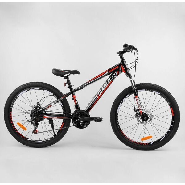

Велосипед Спортивный Corso «DIABLO» 26" 11049 красный 03554