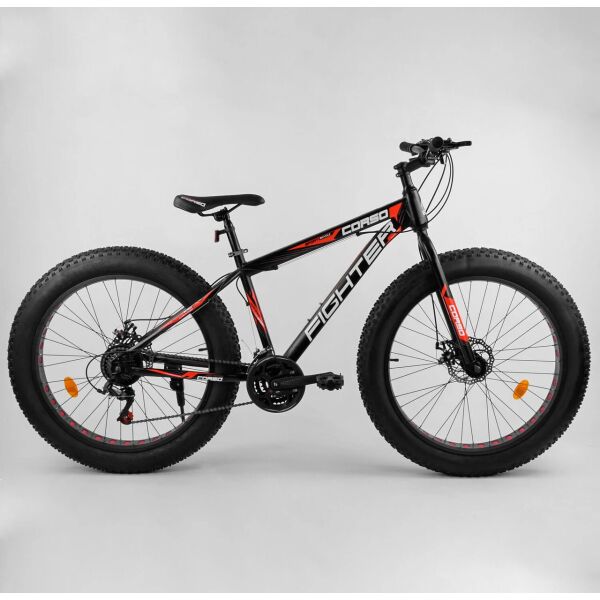 

Велосипед Спортивный Corso «FIGHTER» 26" 96405 красный 03538