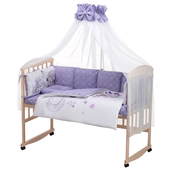 

Детская постель Babyroom Bortiki Print-08 purple 625474