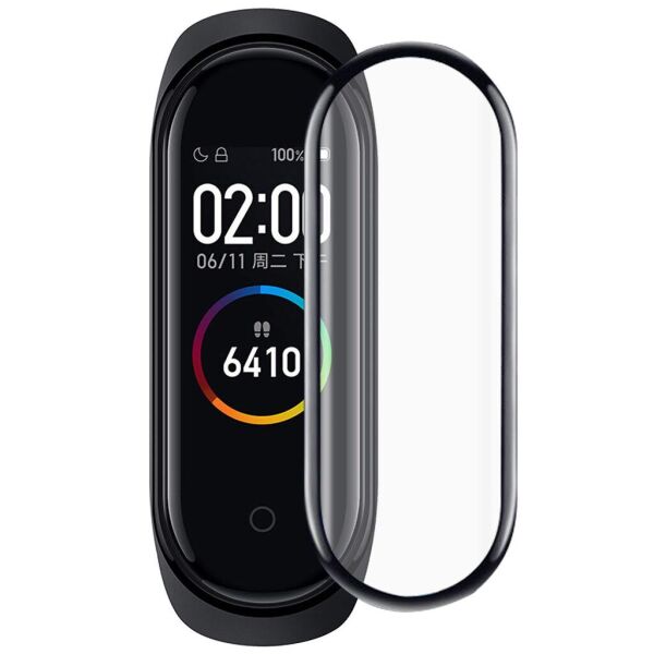 

Защитная пленка для Mi Band 4 на весь дисплей изогнутая Прозрачная BeWatch (1039903)