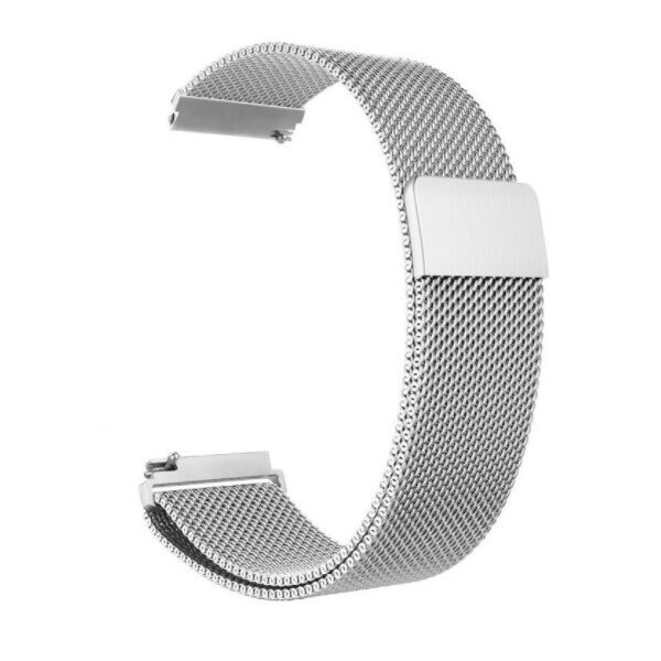 

Ремешок для Mobvoi TicWatch Pro 3 | Huawei Watch GT 2 46mm | GT 2 Pro миланская петля 22мм Milanese loop Браслет Серебро BeWatch (1020205)