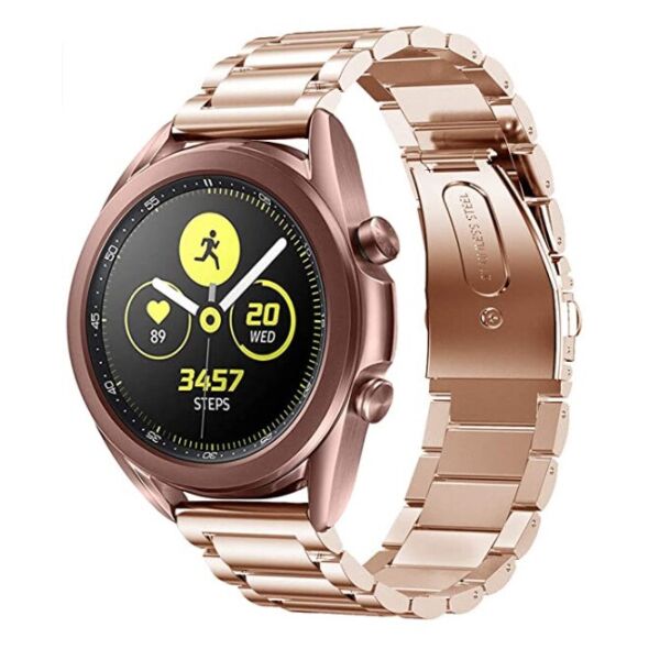 

Браслет для Huawei Watch 2 | Watch Gt 2 42 mm Ремешок 20мм стальной классический Розовое Золото BeWatch (1110438)