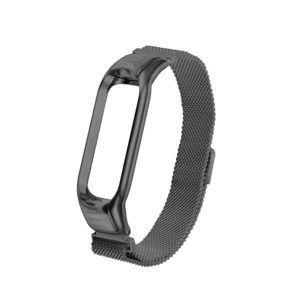

Браслет для Mi Band 3 | Mi Band 4 миланская петля с магнитной застежкой Ремешок Черный BeWatch (1041201)