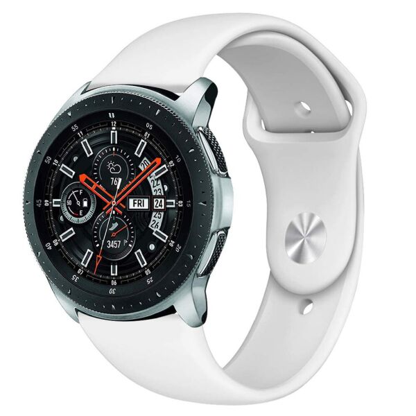 

Ремешок для Mobvoi TicWatch Pro 3 | Huawei Watch GT 2 46mm | GT 2 Pro силиконовый 22мм Белый BeWatch (1020302)
