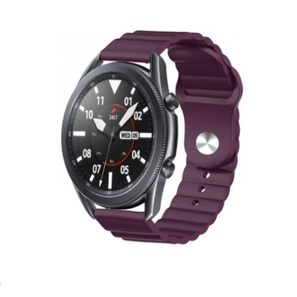 

Ремешок для Mobvoi TicWatch Pro 3 | Huawei Watch GT 2 46mm | GT 2 Pro /Е силиконовый 22мм Wave BeWatch Фиолетовый (1020713)