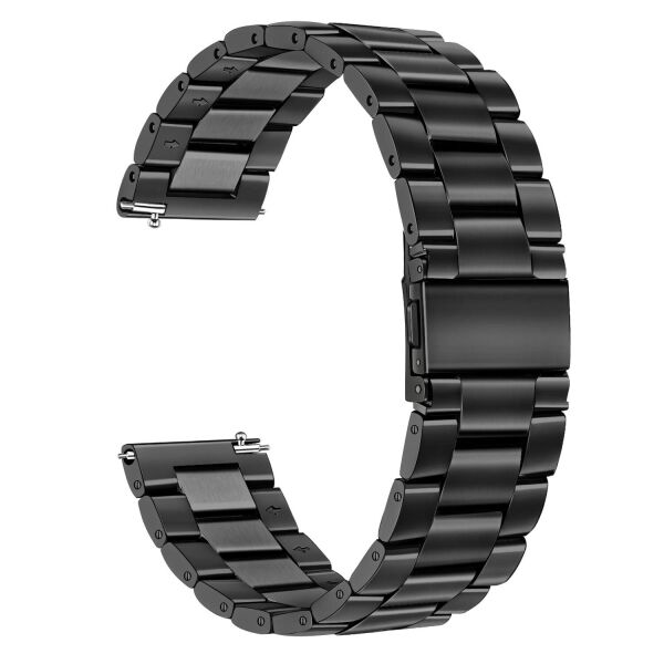

Браслет для Huawei Watch 2 | Watch Gt 2 42 mm Стальной классический ремешок 20мм Черный BeWatch (1110401)