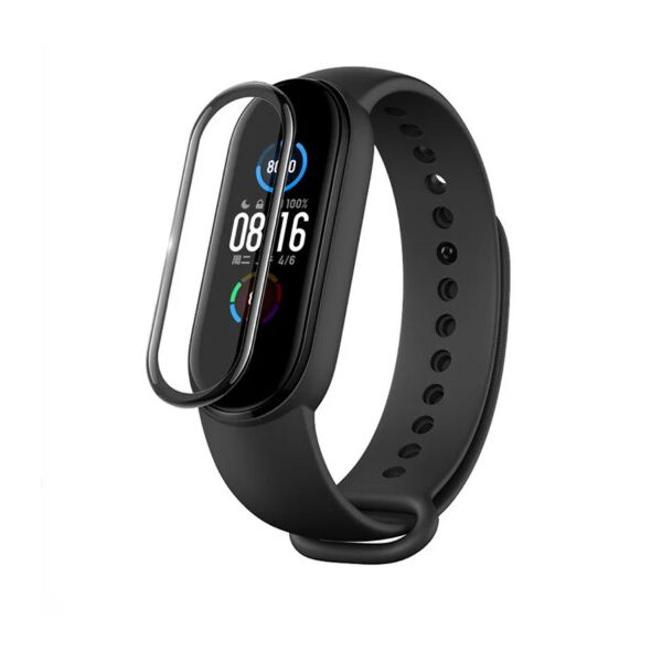 

Защитная пленка для Mi Band 5 | 6 на весь дисплей плотная Прозрачная BeWatch (10309903)