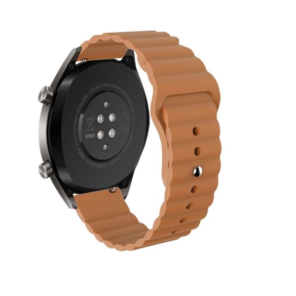 

Ремешок для Xiaomi Amazfit Stratos 3 | GTR 47 | GTR 2 силиконовый 22мм Wave BeWatch Коричневый (1020706)