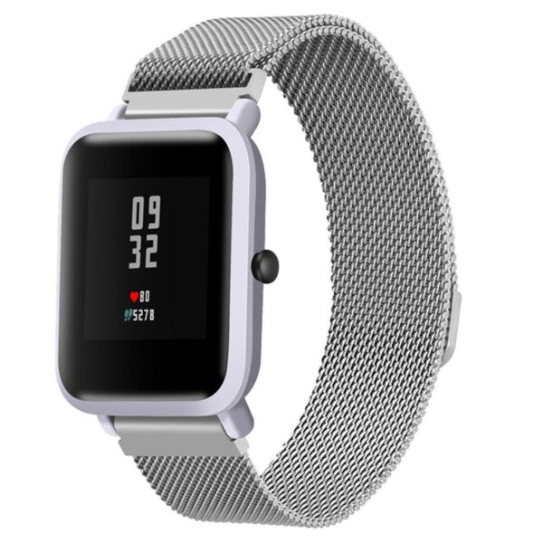 

Ремешок для Amazfit BIP | Bip Lite | Bip U / Pro/ Mini | GTS | GTS 2 | Gtr 42mm миланская петля 20мм Milanese loop Серебристый BeWatch (1010205)