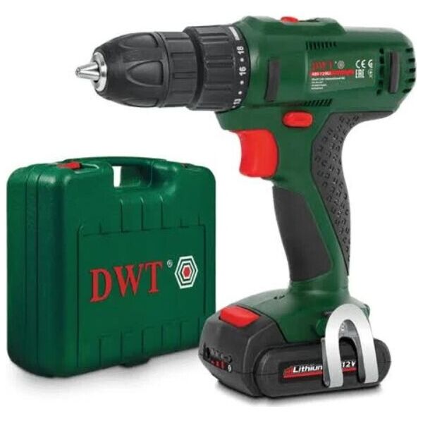 

Шуруповерт аккумуляторный DWT ABS-12 BLi-2 BMC
