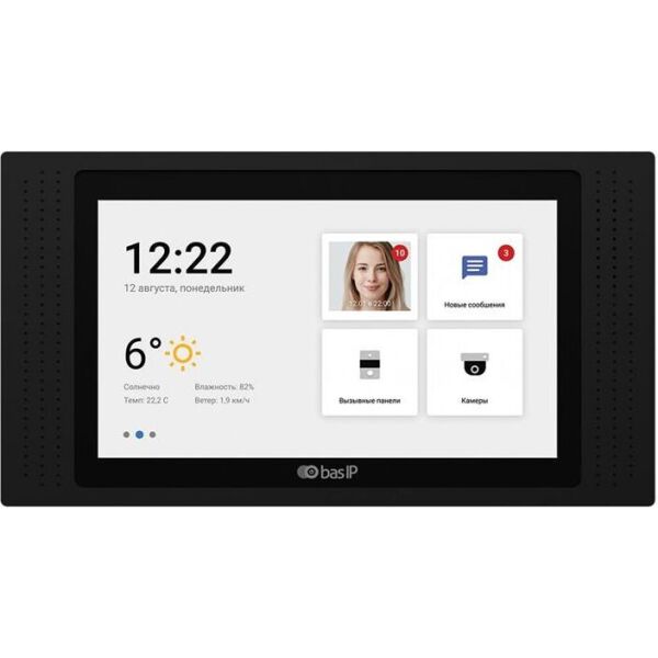 

IP видеодомофон BAS-IP AT-07LT Black
