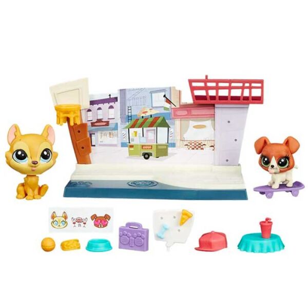 

Игровой набор Маленький зоомагазин Кафе Buster Boodles и Hansamu Inu Hasbro BR86103