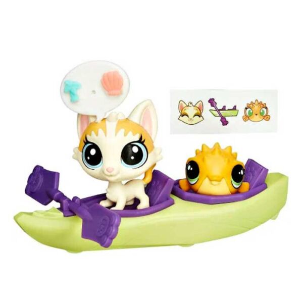 

Игровой набор Маленький зоомагазин Путешествие по городу Felena Pawpaw и Puffery Duffster Hasbro BR86105