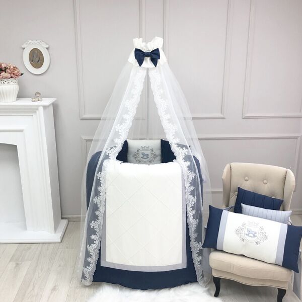 

Комплект детского постельного Royal синий овал 0160183