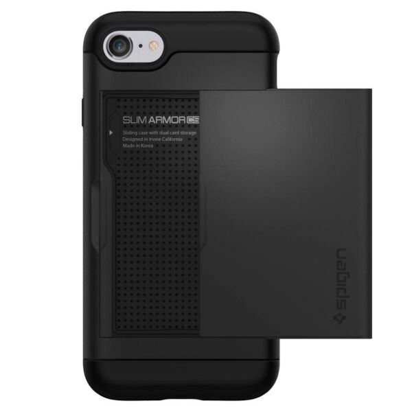 

Чохол до моб. телефона Spigen iPhone 8/7 Slim Armor CS Black (042CS20455)