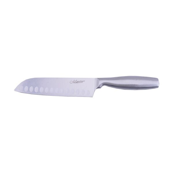 

Нож Santoku, стальное лезвие длиной 17,5см Maestro MR-1475