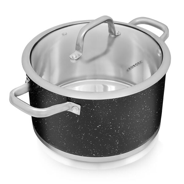 

Кастрюля со стеклянной крышкой AU5593 AURORA AU 5594