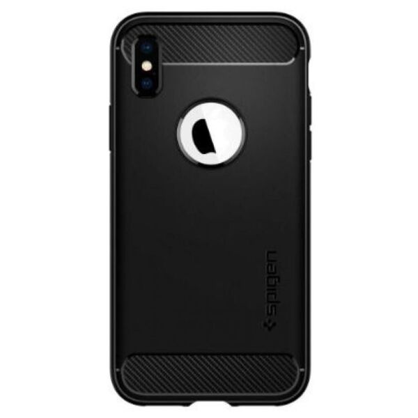 

Чохол до моб. телефона Spigen iPhone XS Rugged Armor Matte Black (063CS25113)