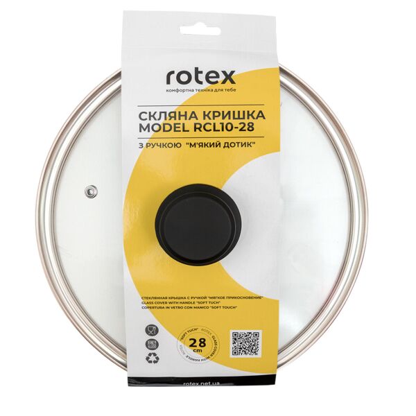 

Крышка стеклянная Rotex RCL10-28
