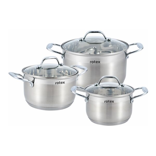 

Наборы кастрюль с крышками Rotex RC325-6L Catania