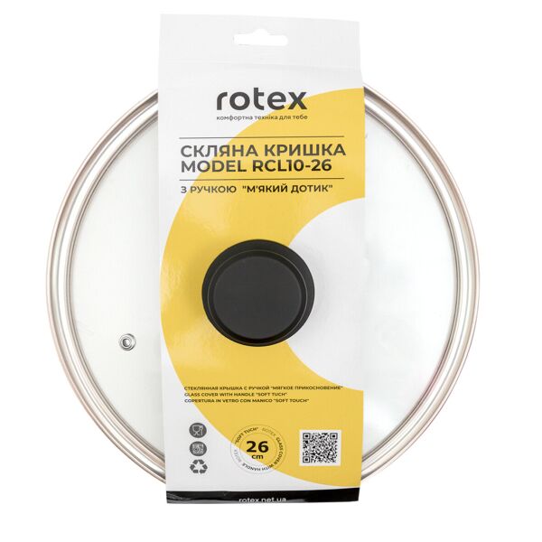 

Крышка стеклянная Rotex RCL10-26