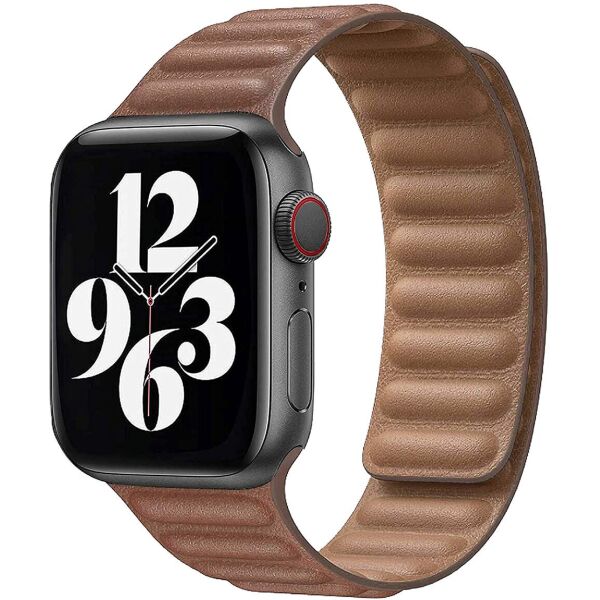 

Ремешок Promate Maglet-44 для Apple Watch 42-44 мм 1/2/3/4/5/6/SE Brown (maglet-44.brown)