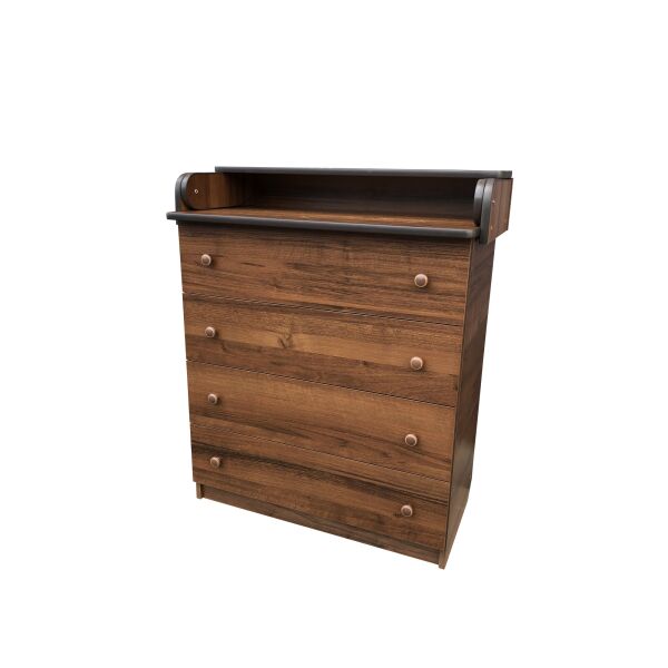 

Пеленальный комод Baby Comfort Classic на 4 ящика орех