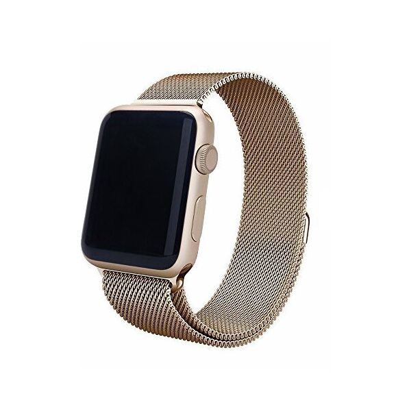 

Ремешок металл Milanese Loop для Apple Watch 38 / 40mm (old gold)