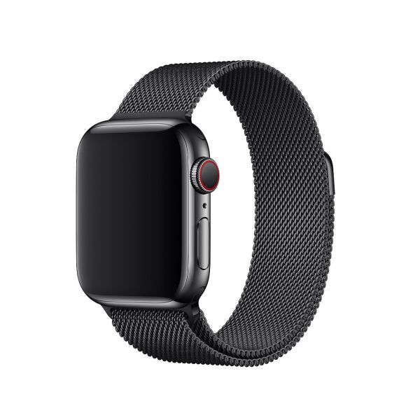 

Ремешок металл Milanese Loop для Apple Watch 38 / 40mm (black)
