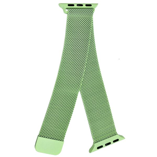 

Ремешок металл Milanese Loop для Apple Watch 38 / 40mm (light green)