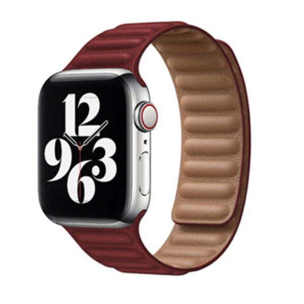

Ремешок кожа Leather Link для Apple Watch 42 / 44mm (red)