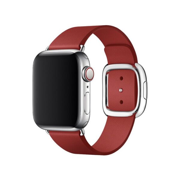 

Ремешок DK Leather Modern Buckle Магнитный замок для Apple Watch 42 / 44 mm (red)