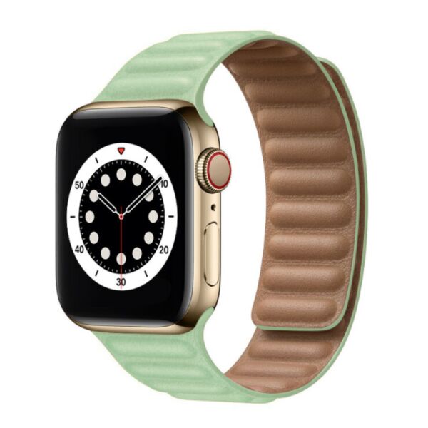 

Ремешок кожа Leather Link для Apple Watch 38 / 40mm (olive)