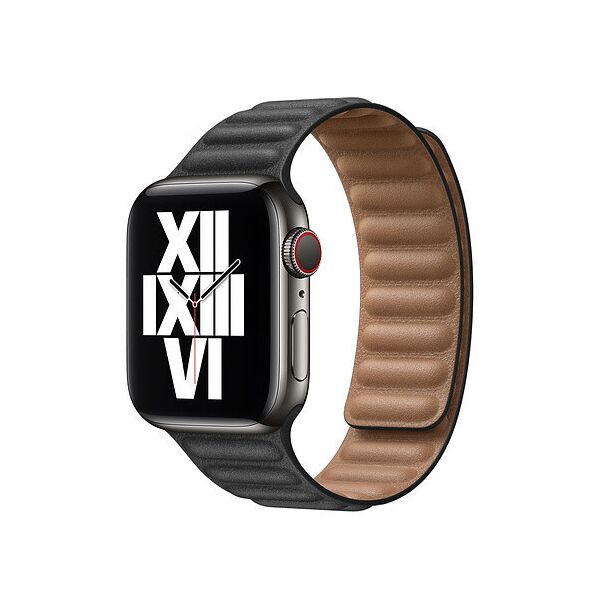 

Ремешок кожа Leather Link для Apple Watch 38 / 40mm (black)
